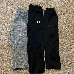 Under Armour Kids Jogger Pants - Black and Red